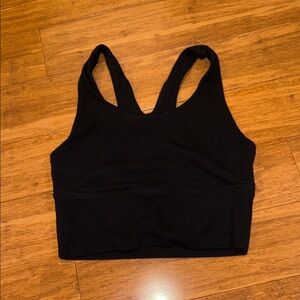 Joah Brown Classic Black Crop Top varsity